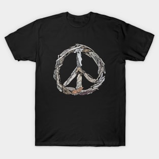 Driftwood Peace Sign T-Shirt